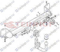 Прицепное устройство (фаркоп) BMW 3 G20/G21 (2019 - 2024) B091