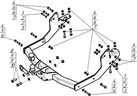 Прицепное устройство (фаркоп) ГАЗ Газель next (1999 - 2024) G101FE