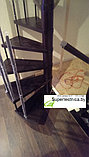 Лестница деревянная винтовая из березы К-026, фото 5