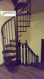 Лестница деревянная винтовая из березы К-026, фото 3