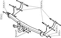 Прицепное устройство (фаркоп) Renault Sandero Stepway 1 (2009 - 2014) R104A