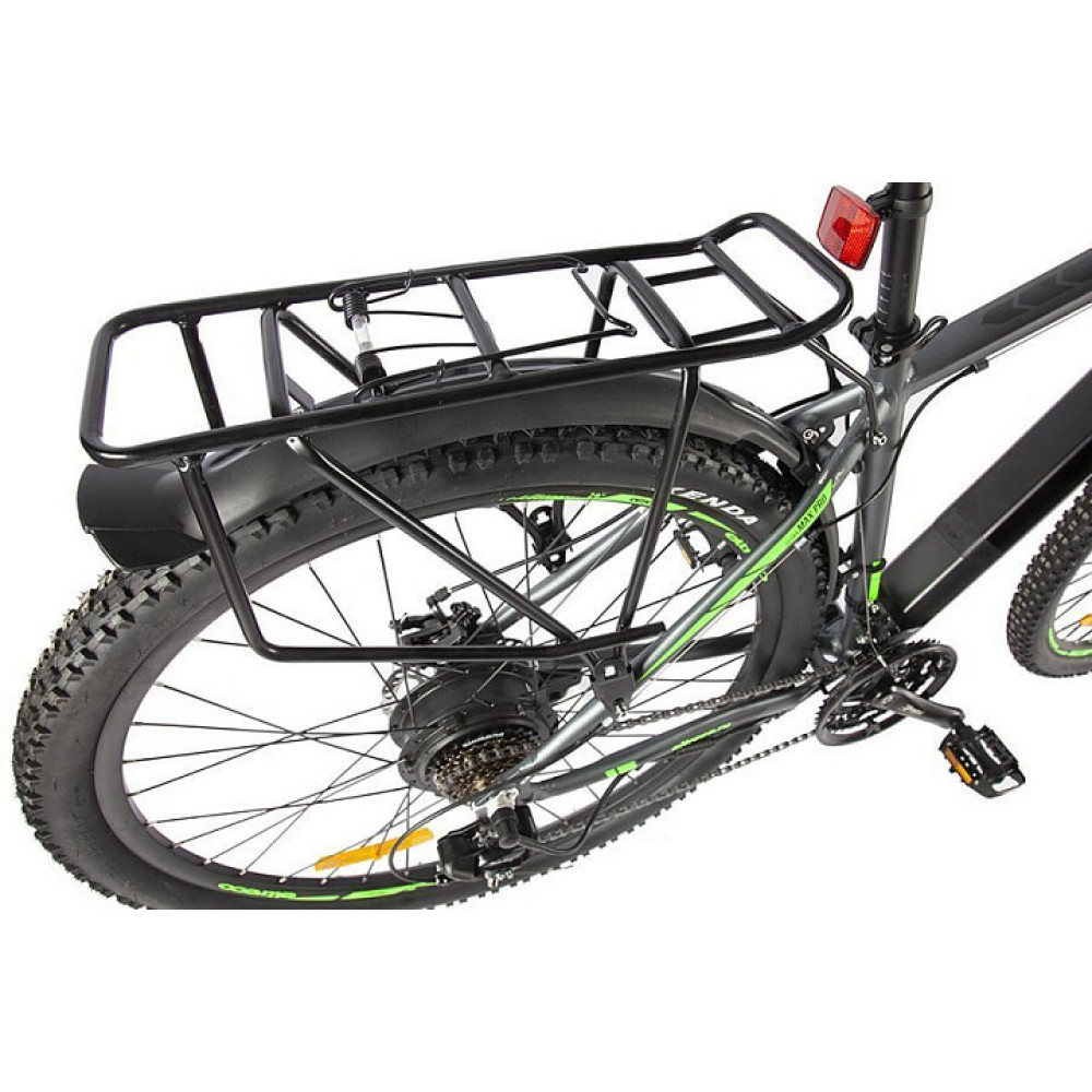Велогибрид Eltreco Ultra MAX PRO Чёрно-зелёный - фото 8 - id-p198026298