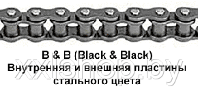 Цепь приводная DID 525VX3 (Х-ринг) черная (110 звеньев), фото 2