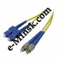 Волоконно-оптический кабель, оптоволоконный патчкорд (xPON, GPON), SC-FC, VCOM, Duplex (дуплекс), G.657, MM - фото 1 - id-p214380832