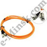 Волоконно-оптический кабель, оптоволоконный патчкорд (xPON, GPON), LC-FC, VCOM, Duplex (дуплекс), G.657, MM