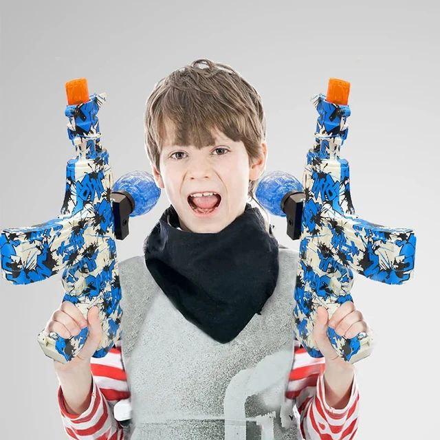 Детский пистолет Soft Bulalaet Gut на аккумуляторе стреляет орбизами/ Световые и звуковые эффекты - фото 2 - id-p214381702