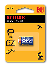 Элемент питания CR2 - KODAK MAX, 3V Lithium