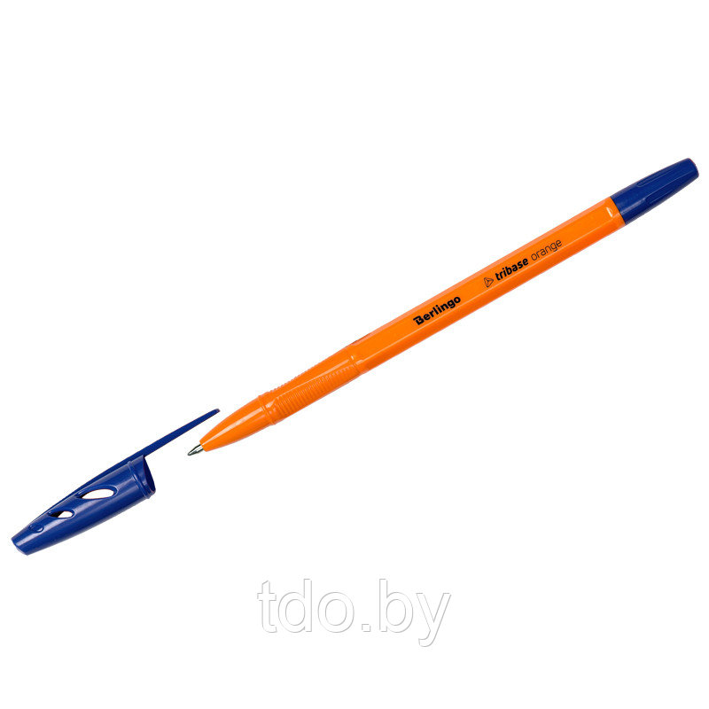 Ручка шариковая Berlingo "Tribase Orange" синяя, 0,7мм - фото 1 - id-p214381779