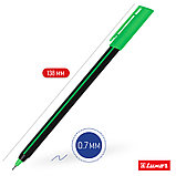 Ручка шариковая Luxor "Stick Soft Touch" синяя, 0,7мм, корпус ассорти, фото 2