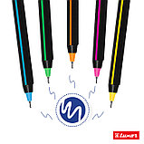 Ручка шариковая Luxor "Stick Soft Touch" синяя, 0,7мм, корпус ассорти, фото 4