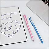 Ручка шариковая OfficeSpace "Perl gloss" синяя, 0,6мм, на масляной основе, фото 4