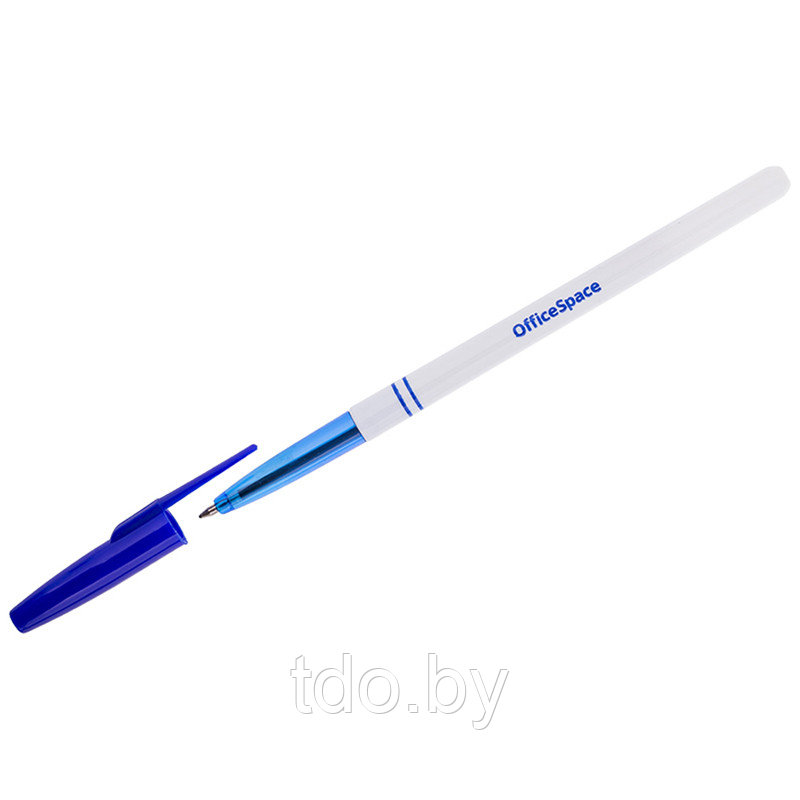 Ручка шариковая OfficeSpace синяя, 0,7мм - фото 1 - id-p214382342