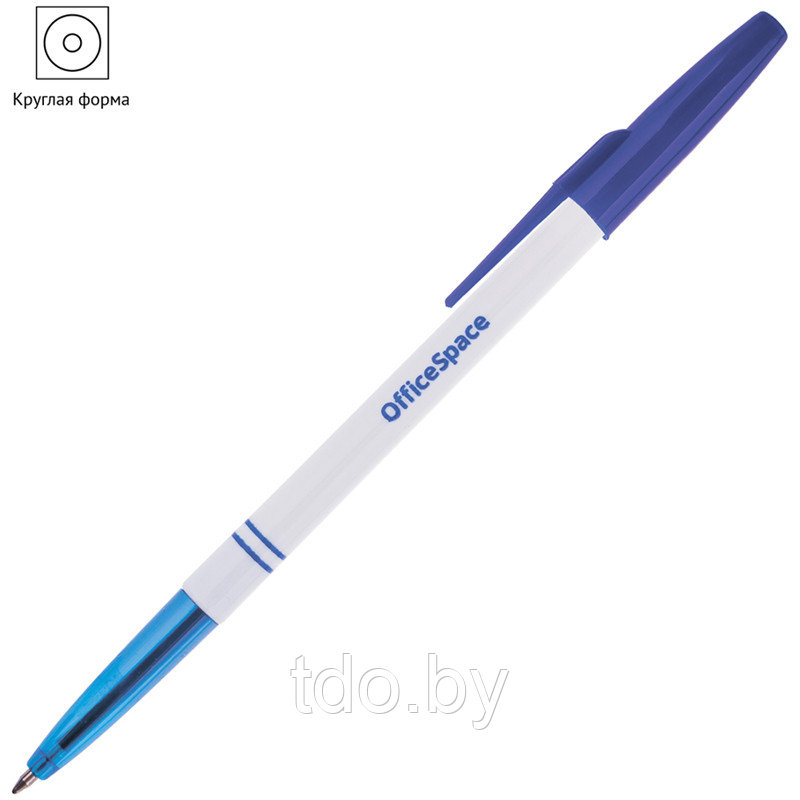 Ручка шариковая OfficeSpace синяя, 0,7мм - фото 2 - id-p214382342