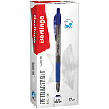 Ручка шариковая автоматическая Berlingo "Classic Pro" синяя, 0,7мм, грип, фото 3