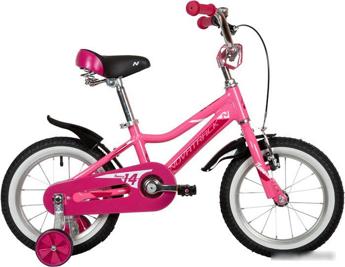 Детский велосипед Novatrack Novara 14 2022 145ANOVARA.PN22 (розовый) - фото 1 - id-p210499523