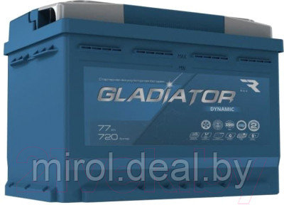 Автомобильный аккумулятор Gladiator Dynamic R+ - фото 1 - id-p214389690