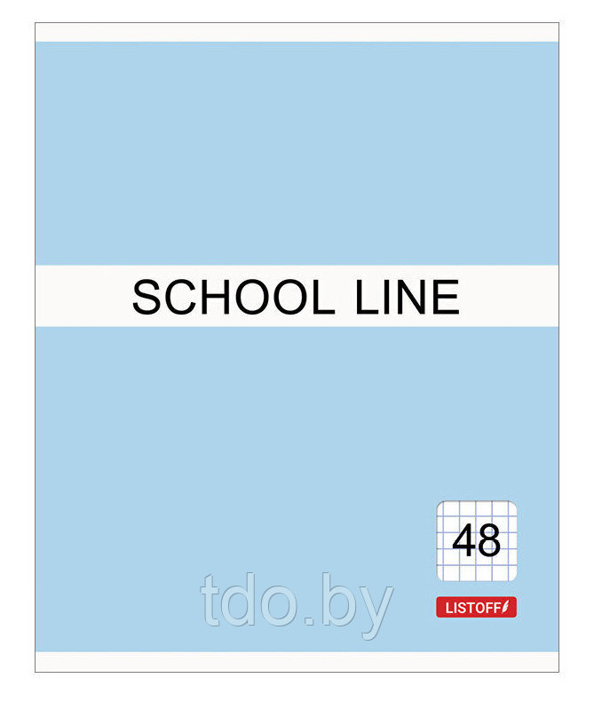 Тетрадь 48л. в клетку. Basic line