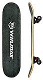 Скейтборд Winmax (кит.клен), колесо 50х36 мм., (синий череп) ABEC-7 , WME50992Z4, фото 3