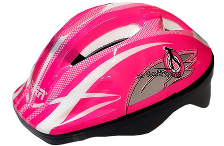 Шлем защитный для роликовых коньков FORA, Розовый р-р S (53-57см ) LF-0278-PI - фото 1 - id-p214390270