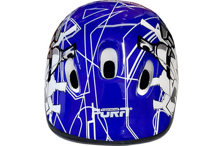Шлем защитный для роликовых коньков FORA, синий р-р S (53-57см ) LF-0238-BL - фото 2 - id-p214390279