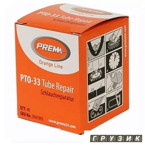 Латка камерная Orange PTO-33 №1 33x33 мм 2041003 Prema (40шт)