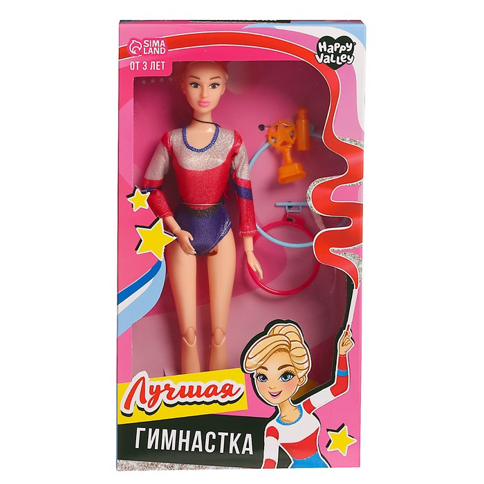 Кукла-модель шарнирная «Лучшая гимнастка. Ксения» с аксессуарами - фото 6 - id-p214391457