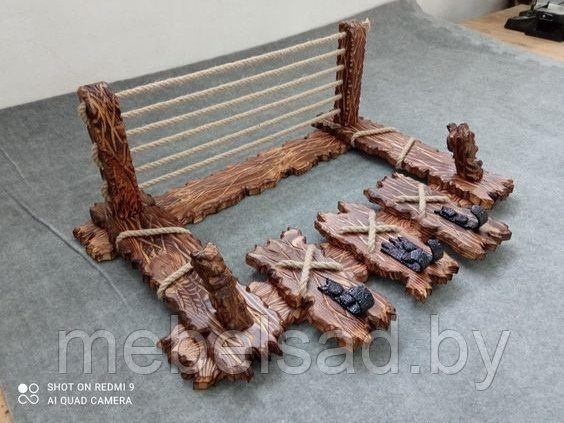 Вешалка банная из массива сосны "Шинок"