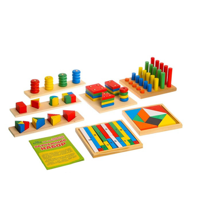 Обучающий набор «Занятия по Монтессори» 7 игрушек - фото 3 - id-p214391536