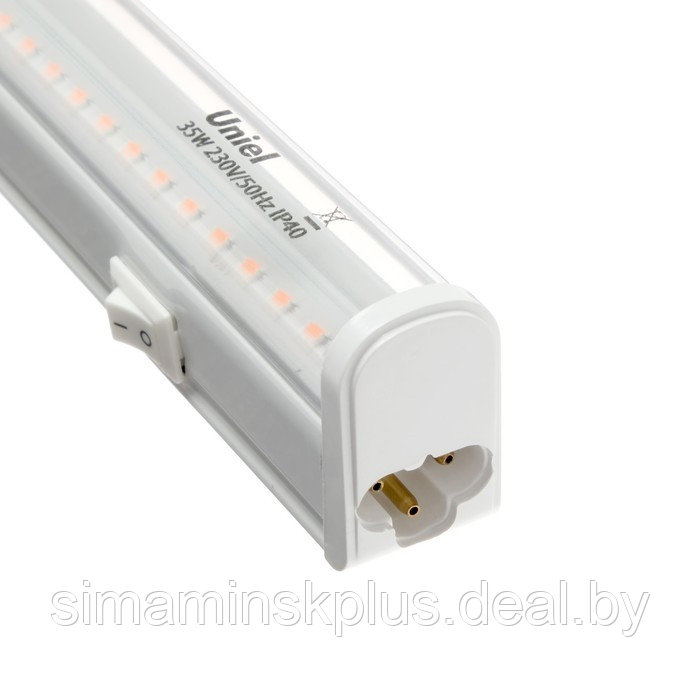 Фитосветильник светодиодный Uniel, 35 Вт, 1150 мм, IP40, 220 В, мультиспектральный, с выкл. - фото 4 - id-p214391968