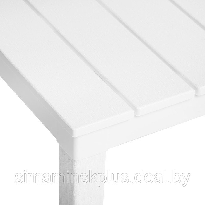 Столик для шезлонга "Прованс" белый, 40х30х37см - фото 3 - id-p214392646