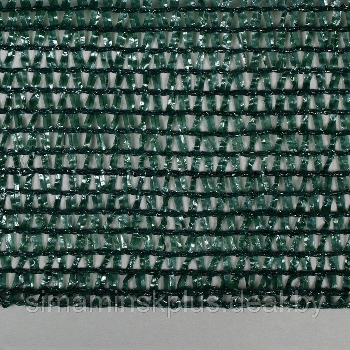 Сетка затеняющая, 5 × 4 м, плотность 55 г/м², зелёная, в наборе 19 клипс - фото 2 - id-p214392650