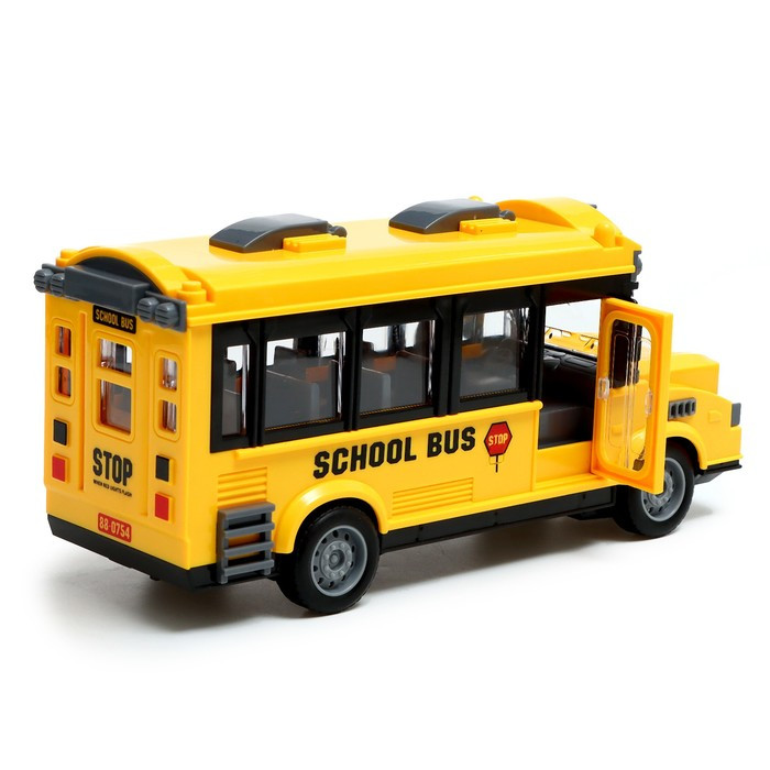 Автобус радиоуправляемый «Школьный», световые эффекты, работает от батареек - фото 4 - id-p214392718