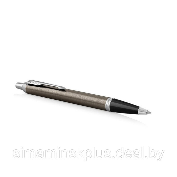 Ручка шариковая Parker IM Core Dark Espresso CT M, корпус тёмно-коричневый матовый/ хром, синие чернила - фото 2 - id-p214392901