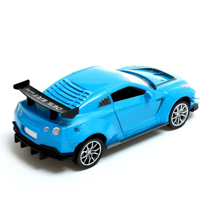 Машина радиоуправляемая «Купе», 1:14, открываются двери, работает от батареек, цвет синий - фото 3 - id-p214393329