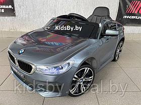 Детский электромобиль RiverToys BMW6 GT JJ2164 (серый) глянец (автокраска) Лицензия