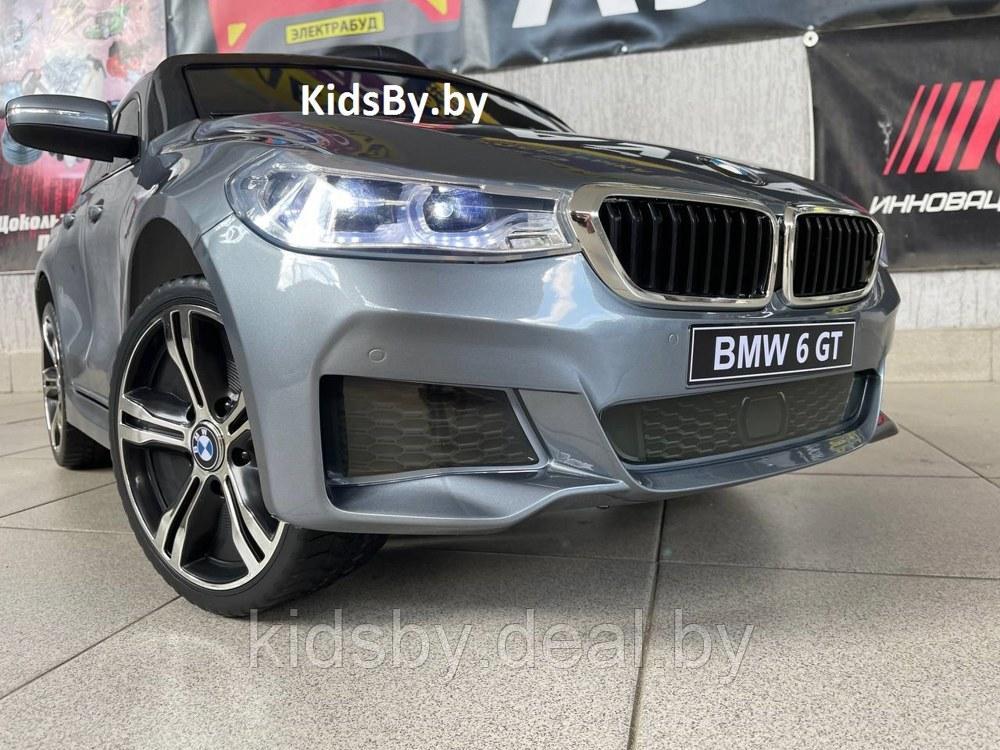 Детский электромобиль RiverToys BMW6 GT JJ2164 (серый) глянец (автокраска) Лицензия - фото 3 - id-p167162505