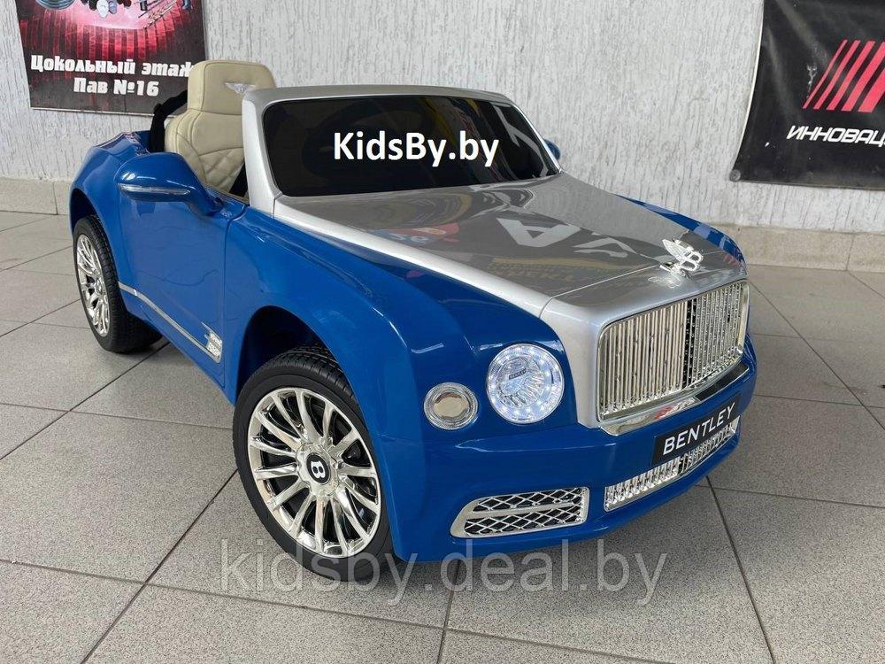 Детский электромобиль RiverToys Bentley Mulsanne JE1006 (синий) Лицензия - фото 1 - id-p182812586