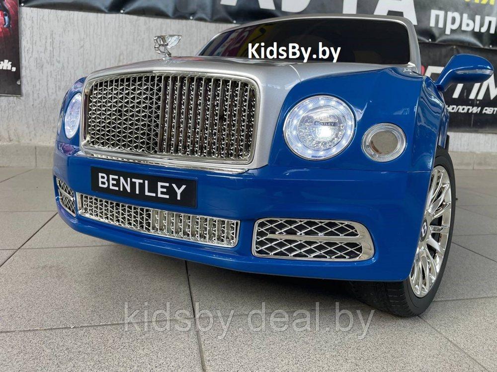 Детский электромобиль RiverToys Bentley Mulsanne JE1006 (синий) Лицензия - фото 2 - id-p182812586