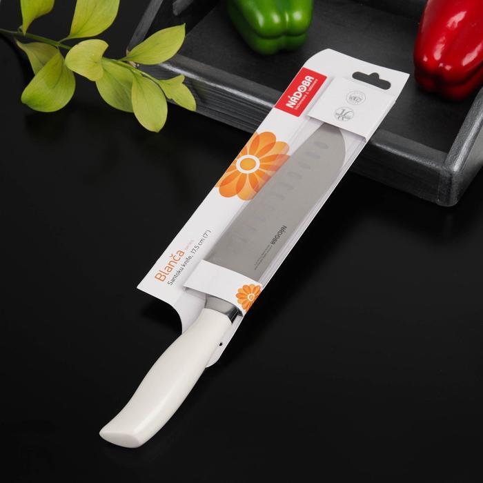 Нож Сантоку Nadoba Blanca, 17.5 см - фото 4 - id-p214393852