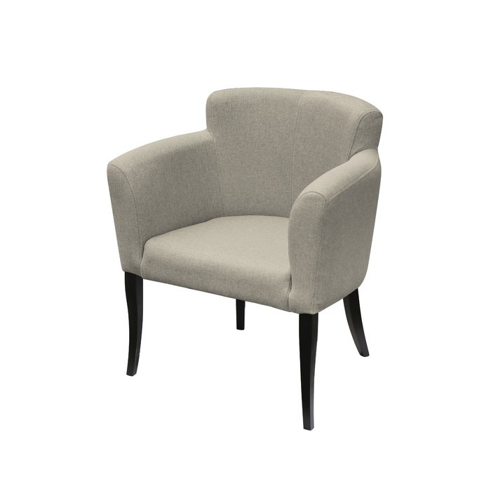 Кресло «Неаполь», ткань велюр, опоры массив венге, цвет боне - фото 1 - id-p214396406