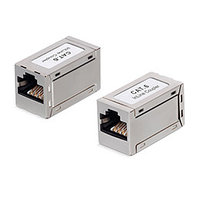 Проходной адаптер RJ45-RJ45 Cabeus CA-8p8c-C6-SH кат.6