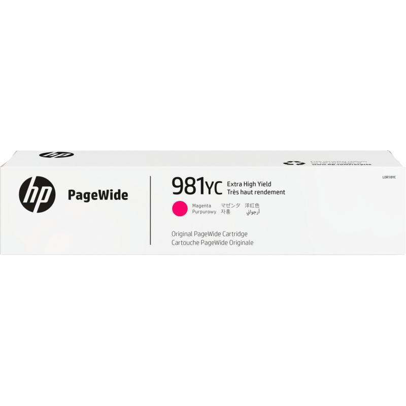 Запасная часть MPS A4 Картридж HP 981YC для PageWide Managed MFP E58650, пурпурный (16 000 стр.) - фото 1 - id-p214261874