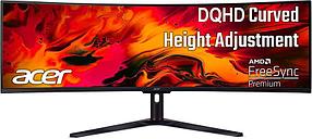 Монитор 49'' ACER Nitro EI491CURSbmiipphx , 5K 32:9, VA, 5120x1440, 4ms, 350 / 400cd, 120Hz, 2xHDMI(2.0) +