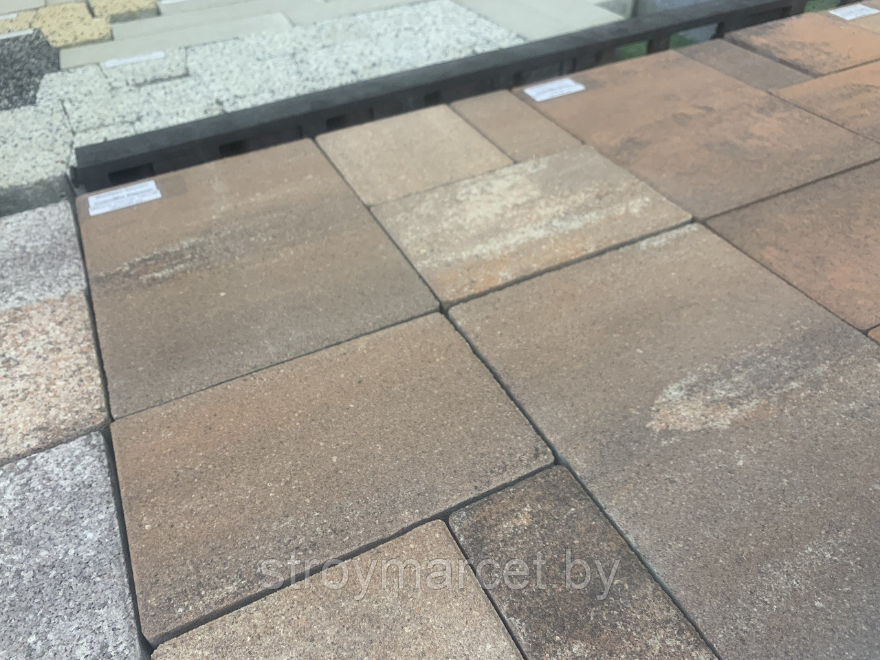 Тротуарная плитка Инсбрук Альпен, 60 мм, ColorMix Берилл, гладкая - фото 3 - id-p196063561