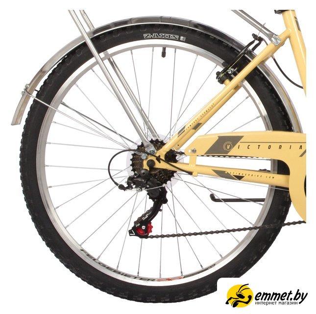Велосипед Stinger Victoria 26 р.19 2022 (бежевый) - фото 3 - id-p214431856