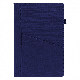 Ежедневник Smart Geneva Ostende А5, синий, недатированный, в твердой обложке с поролоном, фото 8