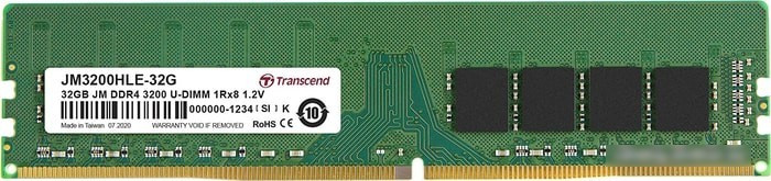 Оперативная память Transcend JetRam 32GB DDR4 PC4-25600 JM3200HLE-32G - фото 1 - id-p214443737