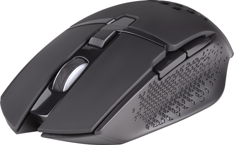 Беспроводная игровая мышь - Defender Glory GM-514, 7 кнопок, подсветка, аккумулятор 400mAh, 3200dpi, чёрная - фото 4 - id-p214445562