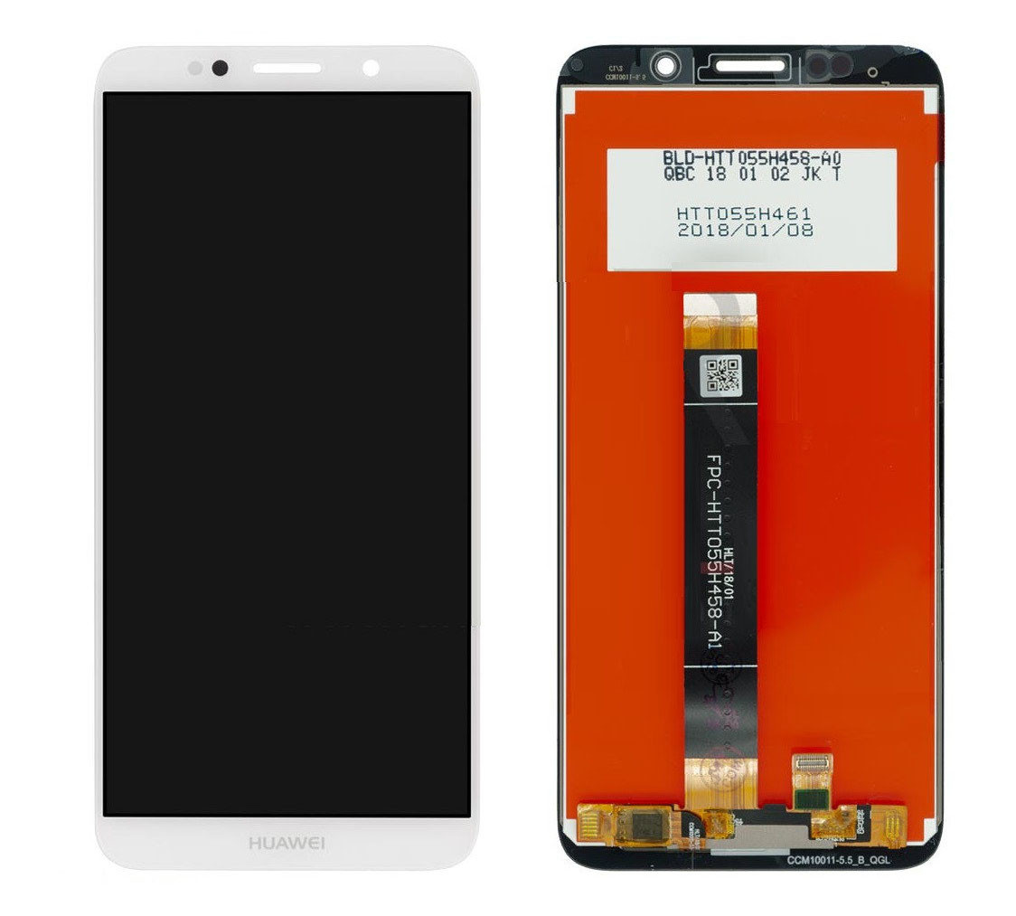 Дисплейный модуль Huawei Y5 2018 / Honor 7a Белый - фото 1 - id-p214446461