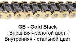 Цепь приводная JT 428HPO золото/черная (134 звена) - фото 3 - id-p214458683